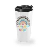 Happy Last Day Of School Teacher Student Graduation Rainbow 357 Travel Mug | Artistshot