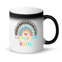 Happy Last Day Of School Teacher Student Graduation Rainbow 357 Magic Mug | Artistshot