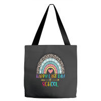 Happy Last Day Of School Teacher Student Graduation Rainbow 357 Tote Bags | Artistshot