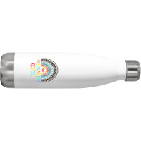 Happy Last Day Of School Teacher Student Graduation Rainbow 357 Stainless Steel Water Bottle | Artistshot