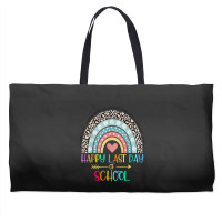 Happy Last Day Of School Teacher Student Graduation Rainbow 357 Weekender Totes | Artistshot