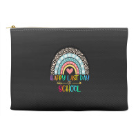 Happy Last Day Of School Teacher Student Graduation Rainbow 357 Accessory Pouches | Artistshot