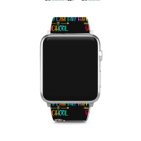 Happy Last Day Of School Teacher Student Graduation Rainbow 357 Apple Watch Band | Artistshot