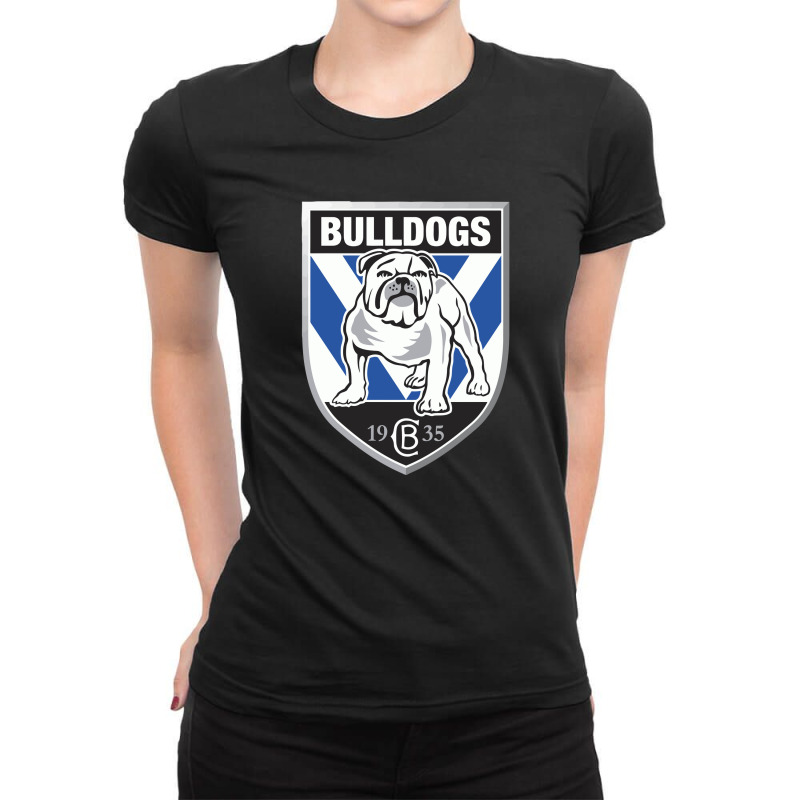 Bulldogs Rlfc Ladies Fitted T-Shirt by SomArt | Artistshot