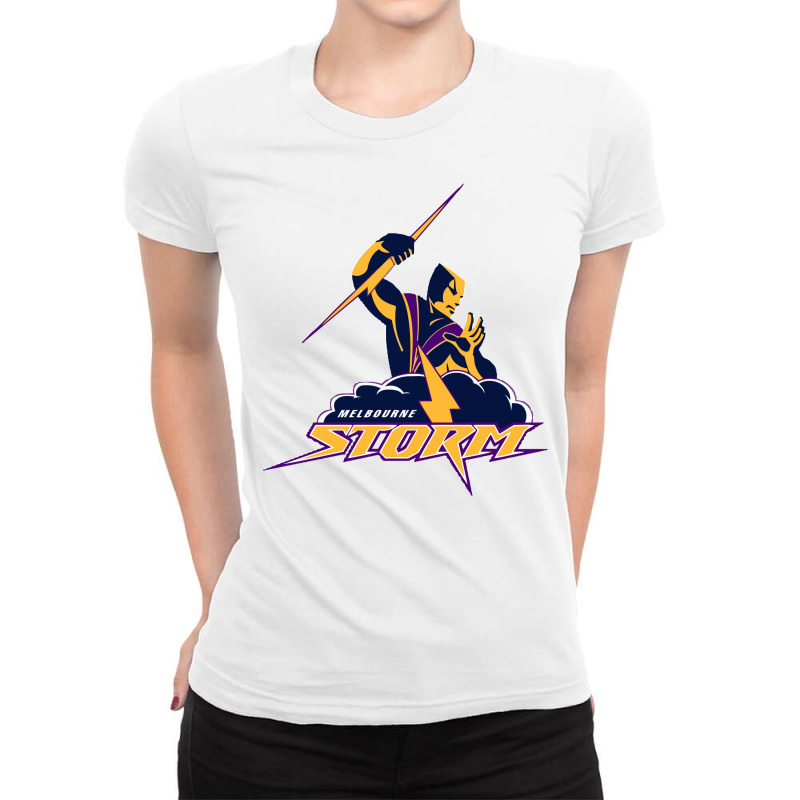 Melbourne Storm Ladies Fitted T-Shirt by SomArt | Artistshot