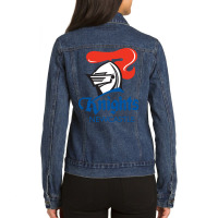 Newcastle Knights Ladies Denim Jacket | Artistshot