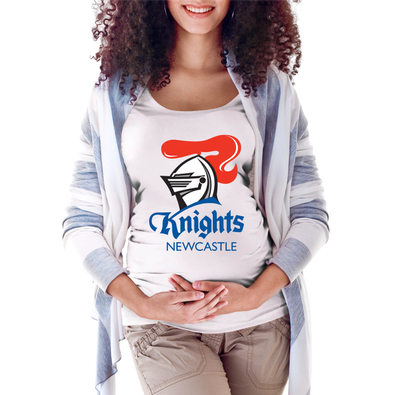 Newcastle Knights Maternity Scoop Neck T-shirt by SomArt | Artistshot