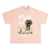 Fight For Autism Awareness World Autism Awareness Day Urban Heavy T-shirt | Artistshot