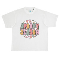 Hippie Groovy Spooky Season Ghost Halloween Costume Retro 70 Hippie Urban Heavy T-shirt | Artistshot