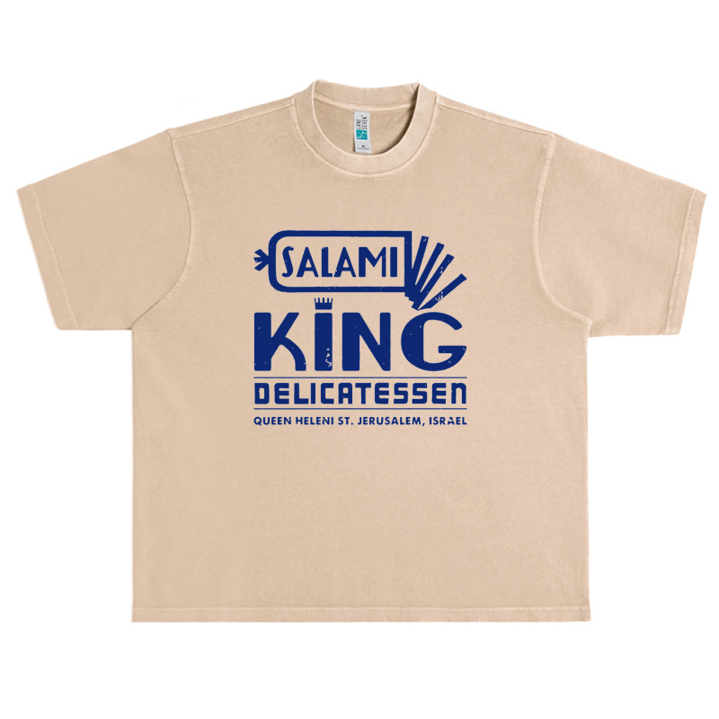 Salami King Jewish Deli T Shirt Jerusalem Israel T Shirt Delicatessen Urban Heavy T-shirt | Artistshot