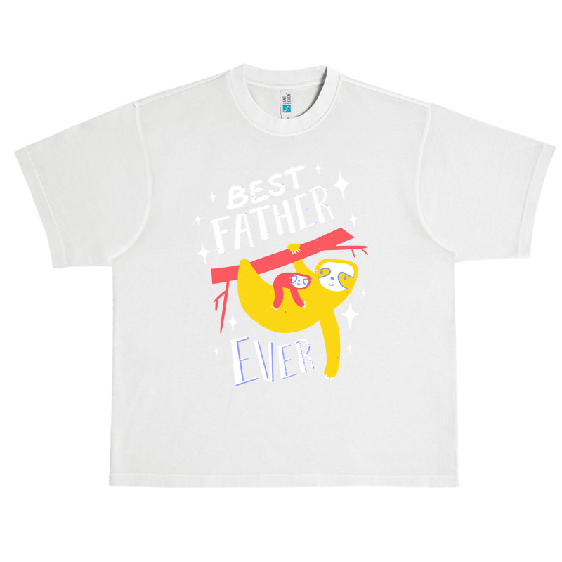 Fathers Day T  Shirt Father’s Day Sloths T  Shirt Urban Heavy T-shirt | Artistshot