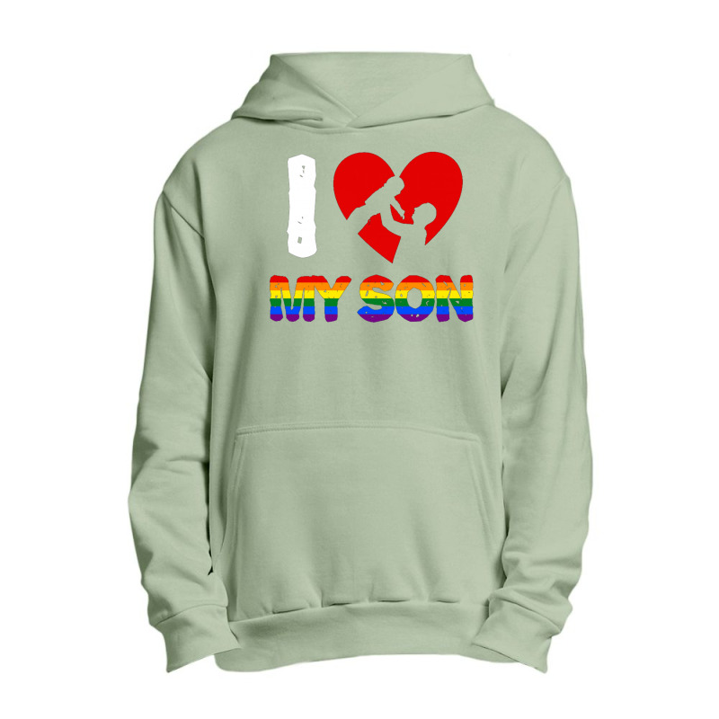 I Love My Son Father And Son For Dark Urban Pullover Hoodie | Artistshot