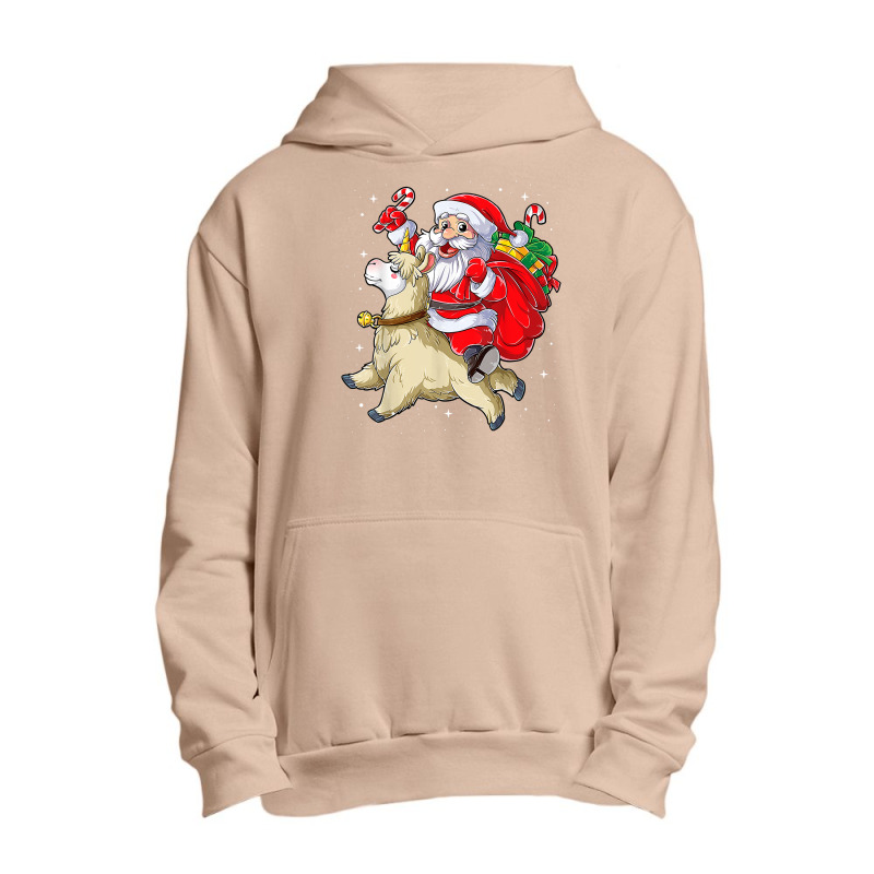 Unicorn Pony Fa La La Llama Christmas Santa Llamacorn Unicorn Girls 7 Urban Pullover Hoodie | Artistshot