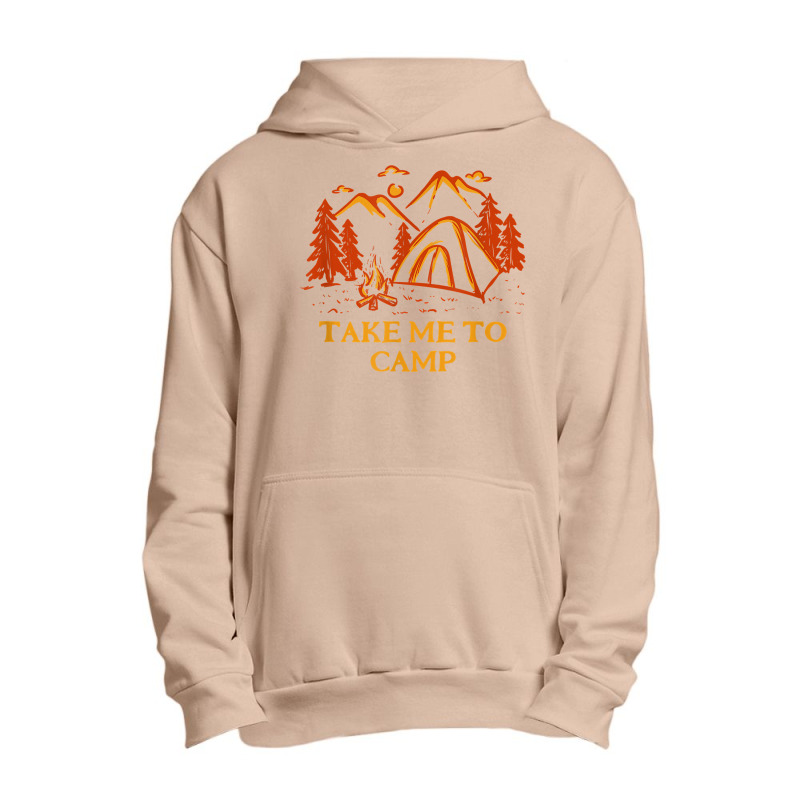 Take Me To Camp Summer Vacation Tropical Trip Camping T Shirt Urban Pullover Hoodie | Artistshot