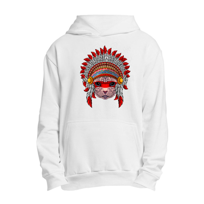 Indigenous Sphynx T  Shirt Indigenous Sphynx Native American Cat India Urban Pullover Hoodie by candlegoodwill | Artistshot