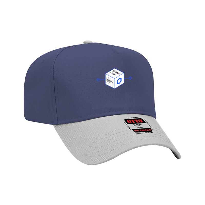 Chainlink Crypto Link Cryptocurrency Connecting The World T Shirt Adjustable Baseball Cap by rainandehay | Artistshot