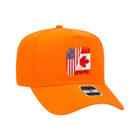 Canadian Roots  Half American Flag  Canada T Shirt Adjustable Baseball Cap | Artistshot