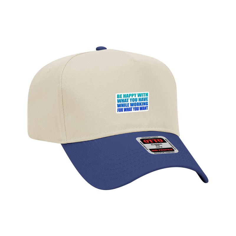 Focus On Being Productive Instead Of Busy 98702942 Adjustable Baseball Cap | Artistshot