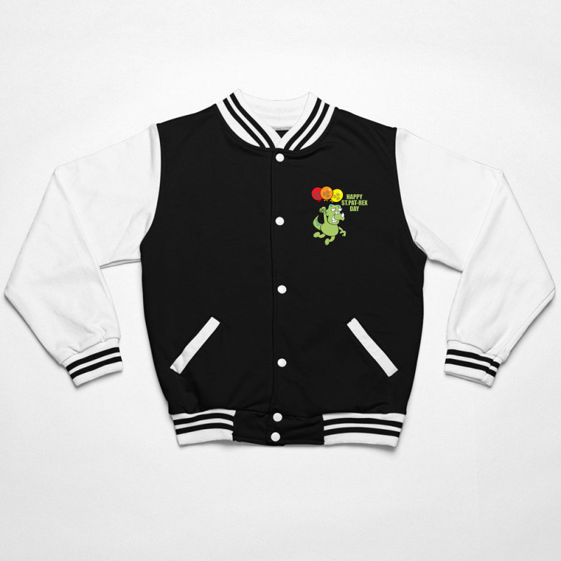 Patrick Day Flying Dinosaur With Balloon Bomber Jacket | Artistshot