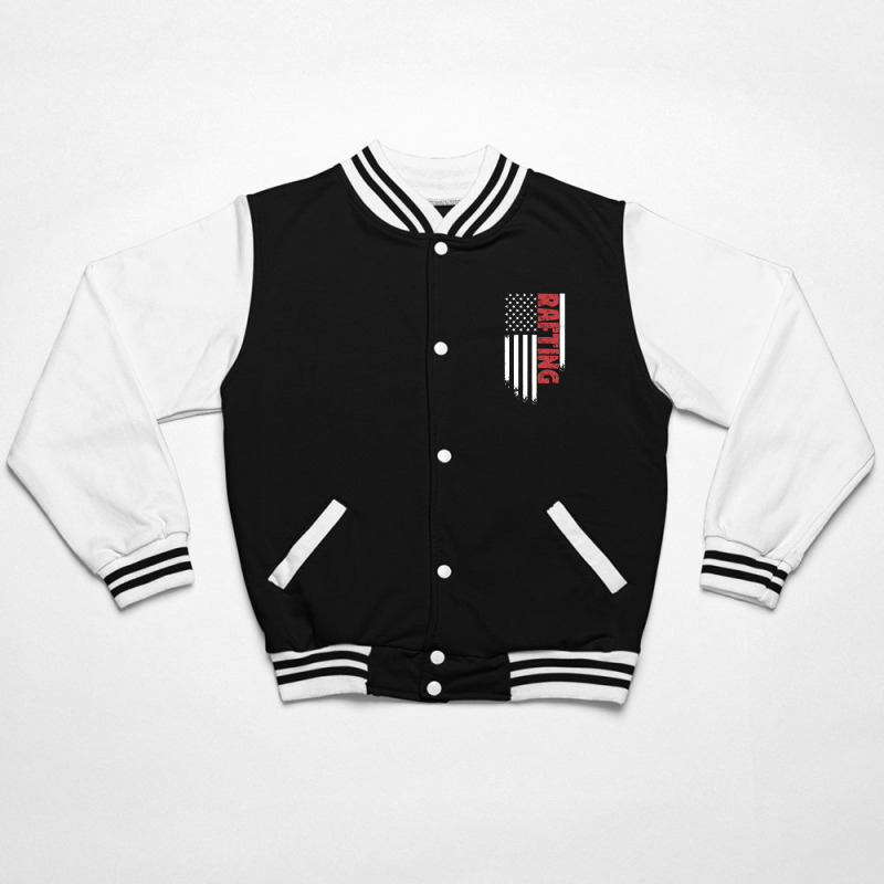 Rafting American Usa Flag | Adventure Rafting Bomber Jacket | Artistshot