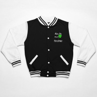 Kiss Me I'm A Marine Biologist Funny Bomber Jacket | Artistshot