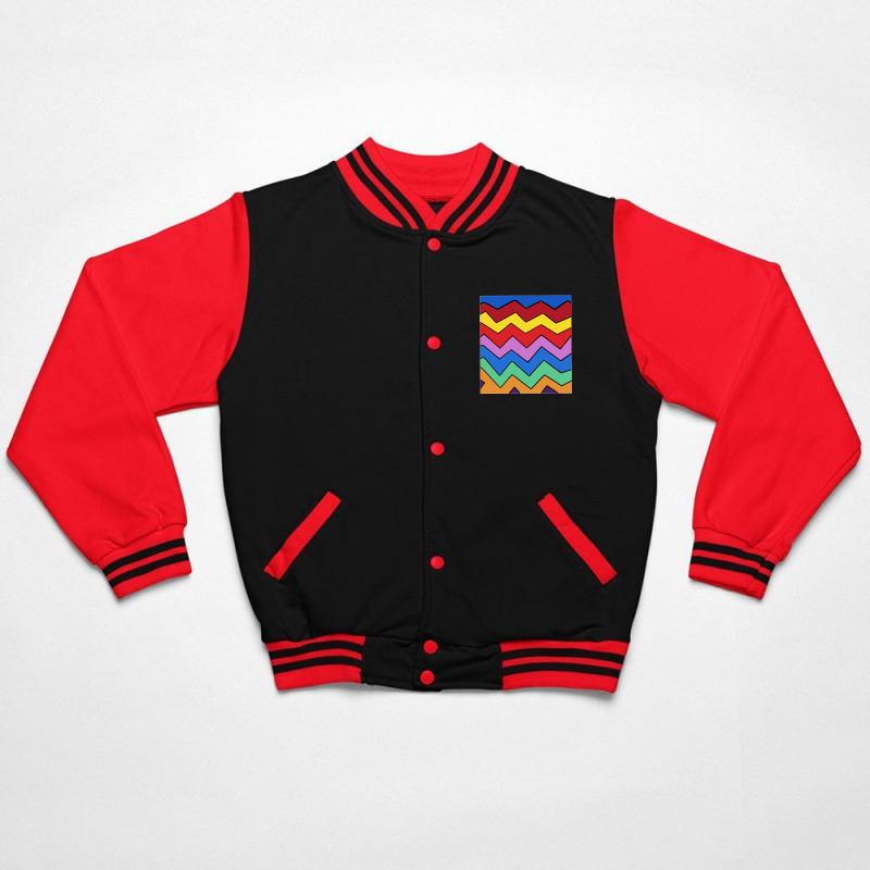 Color Zigzag Bomber Jacket | Artistshot