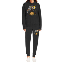 Cat Astronaut Cartoon Hoodie & Jogger Set | Artistshot