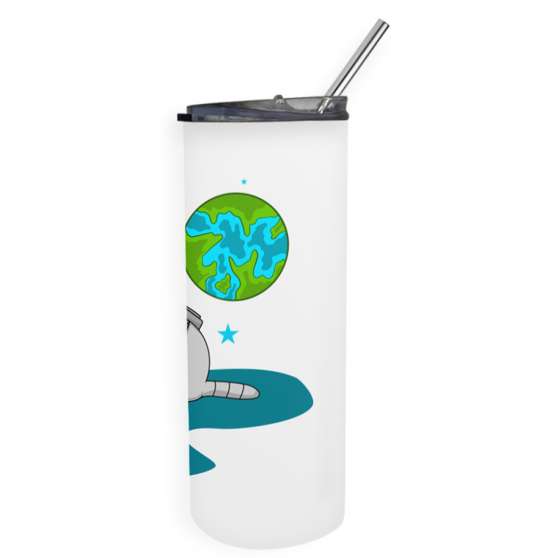 Astronaut Cat Skinny Tumbler | Artistshot