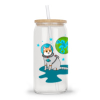 Astronaut Cat Glass Tumbler | Artistshot