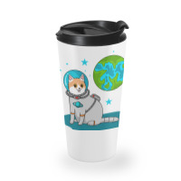 Astronaut Cat Travel Mug | Artistshot