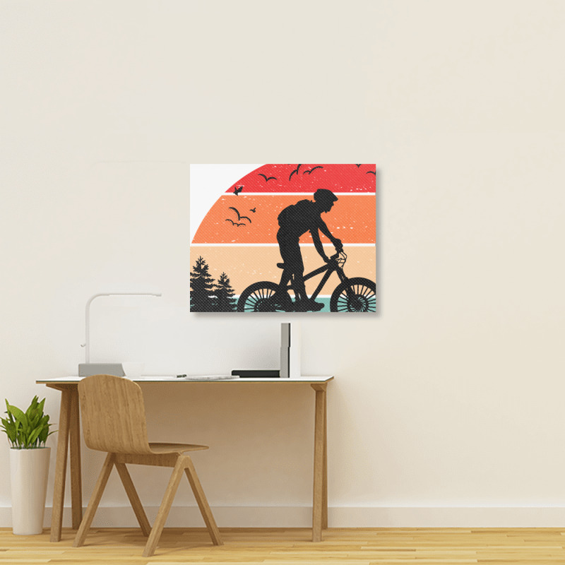 I Don't Need Therapy I Just Need To Go Cycling Landscape Canvas Print | Artistshot