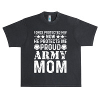 I Once Protected Him Now He Protects Me Proud Army Urban Heavy T-shirt | Artistshot