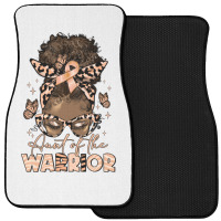 Aunt Of The Warrior Endometrial Cancer Front Car Mat | Artistshot