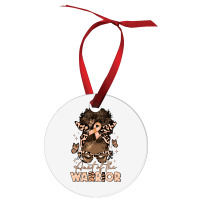 Aunt Of The Warrior Endometrial Cancer Ornament | Artistshot