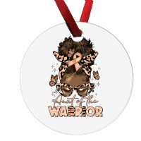 Aunt Of The Warrior Endometrial Cancer Ornament | Artistshot