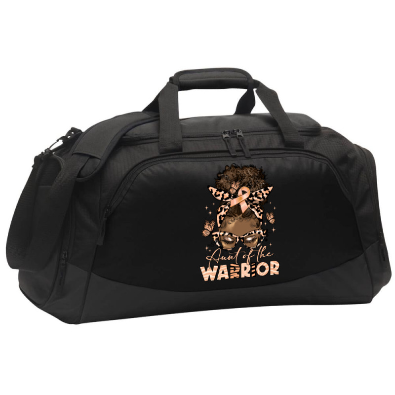 Aunt Of The Warrior Endometrial Cancer Active Duffel | Artistshot