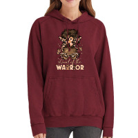 Aunt Of The Warrior Endometrial Cancer Vintage Hoodie | Artistshot