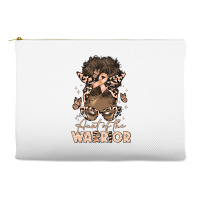 Aunt Of The Warrior Endometrial Cancer Accessory Pouches | Artistshot