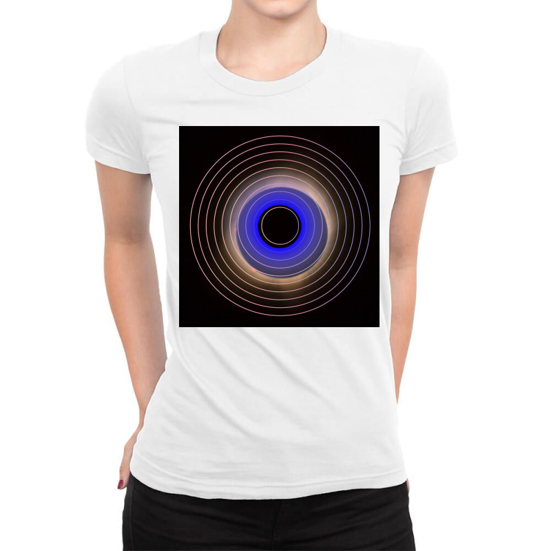 Circle Art Ladies Fitted T-Shirt by American choice | Artistshot