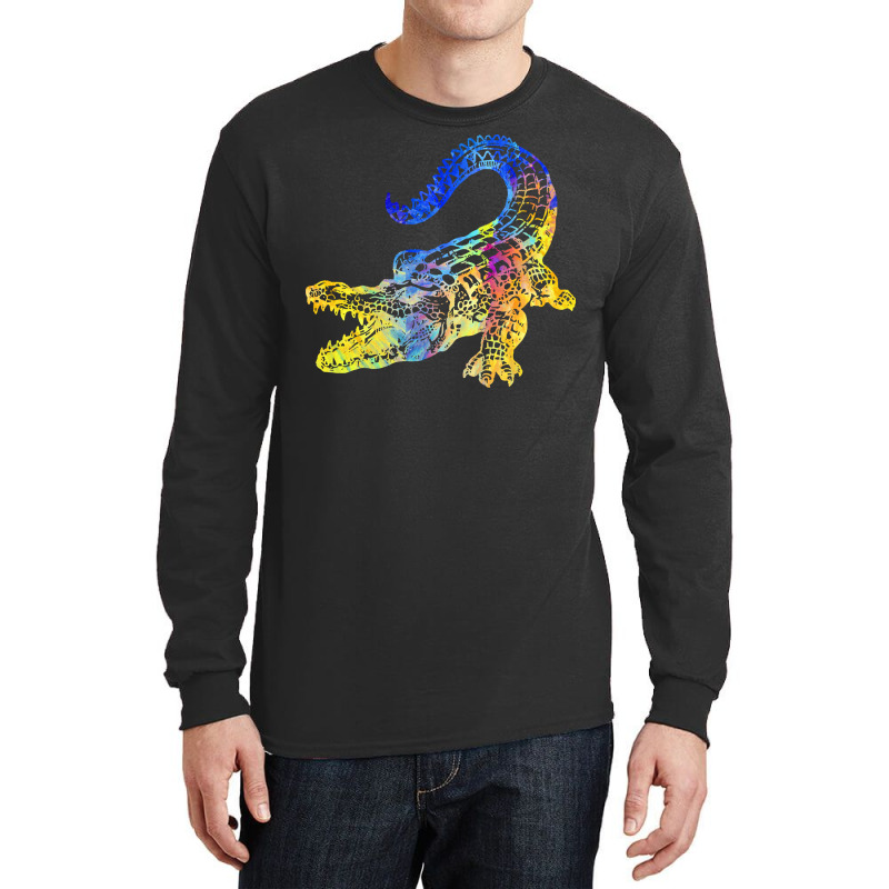 Crocodile Lover T  Shirtcrocodile Aligator With Beutiful Gift Idea T Long Sleeve Shirts | Artistshot