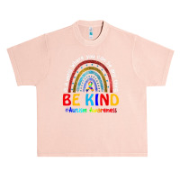 In A World Where You Can Be Anything Be Kind Autism Rainbow Urban Heavy T-shirt | Artistshot