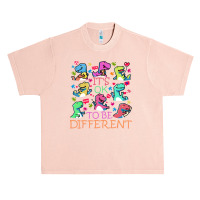 Trex Its Ok To Be Different Autism Awareness Dino Urban Heavy T-shirt | Artistshot