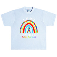 Rainbow I Teach Awesome Kids Ribbon Autism Awareness Urban Heavy T-shirt | Artistshot