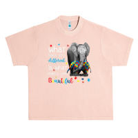 What Makes You Different Elephant Mom Autism Awareness Urban Heavy T-shirt | Artistshot