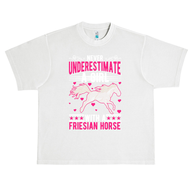 Friesian Horse  Shirt Friesian Horse Girl   783 Urban Heavy T-shirt | Artistshot