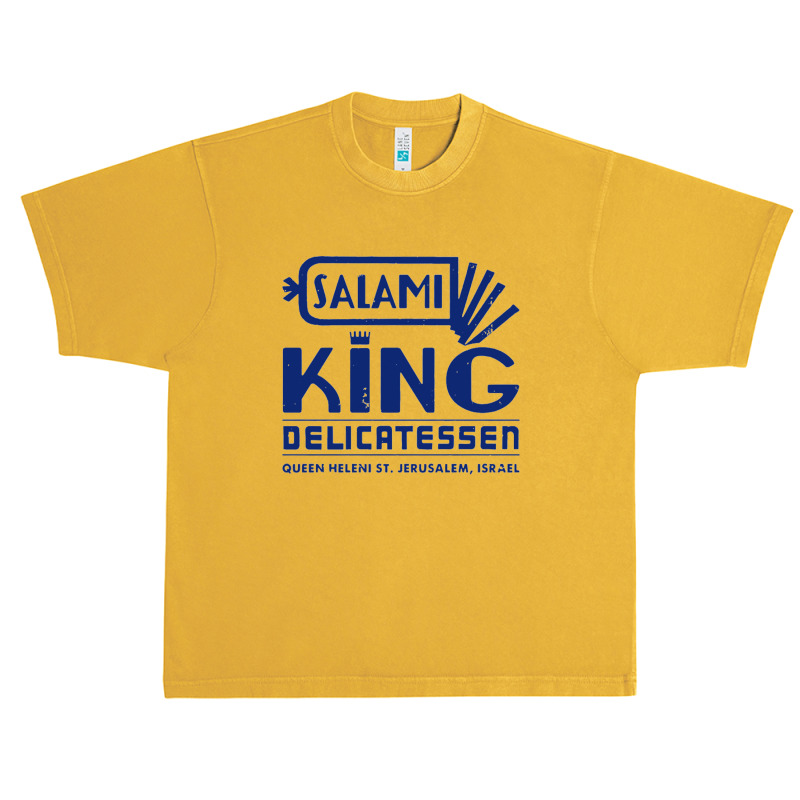 Salami King Jewish Deli T Shirt Jerusalem Israel T Shirt Delicatessen Urban Heavy T-shirt | Artistshot