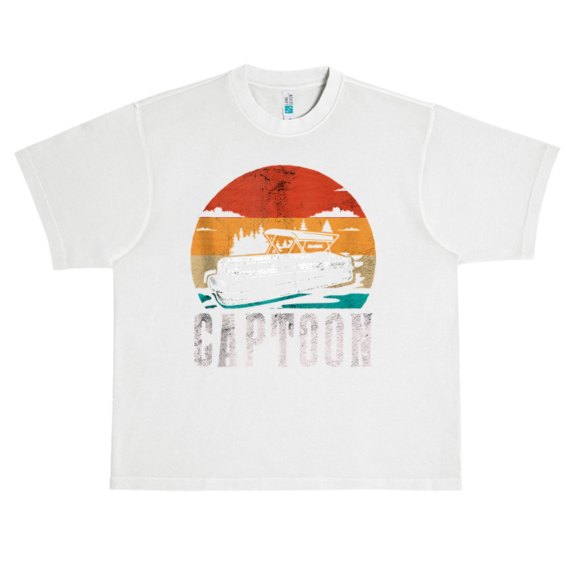 Funny Boating Captoon Pontoon Tritoon Captain Pontoon Boat Tank Top Urban Heavy T-shirt | Artistshot