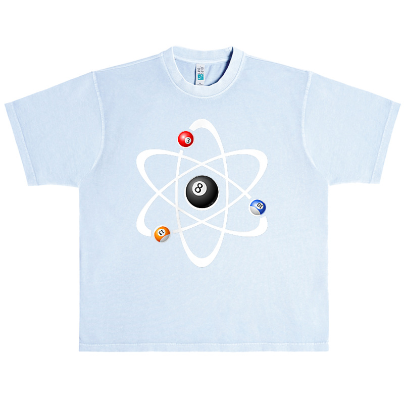 Billiards Pool Hall Sport T Shirt Pocket Atom Science Nerd Urban Heavy T-shirt | Artistshot