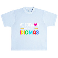 Mi Corazon Late En Dos Idiomas, Bilingual Spanish Teacher Urban Heavy T-shirt | Artistshot