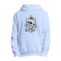 Vintage Skull With Bird Urban Pullover Hoodie | Artistshot